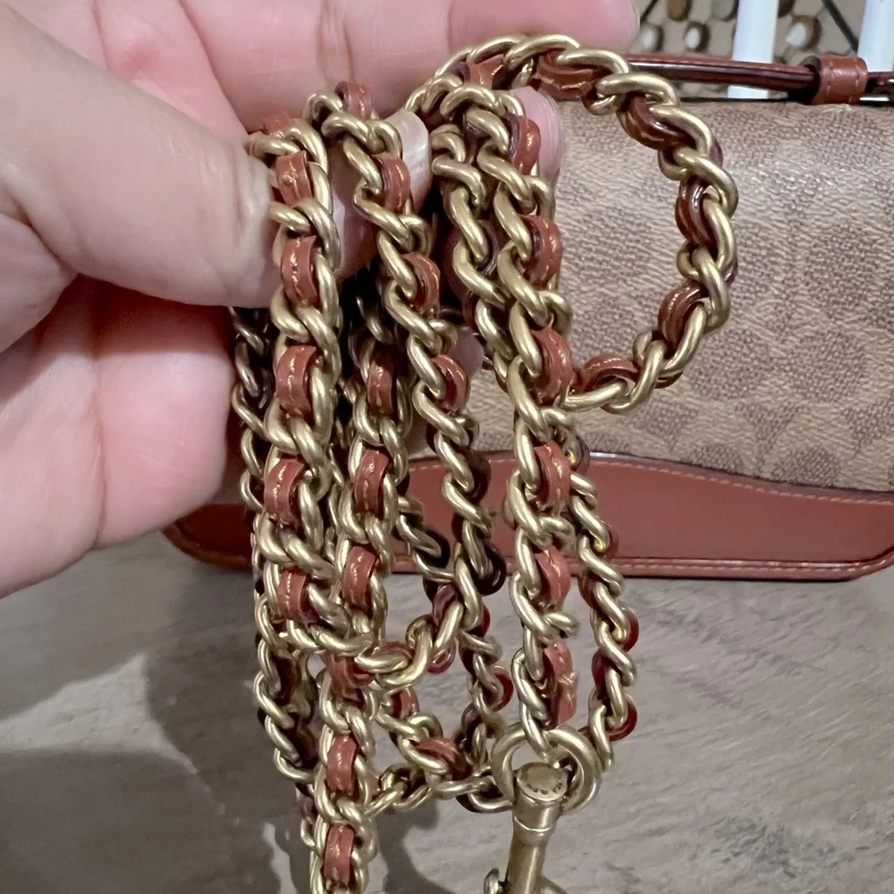 ❌SOLD❌Coach Brown Signature Canvas Bag - Picture 11 of 14